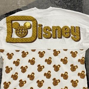 Disney World Waffle Spirit Jersey Adult‎ XL White Mickey Mouse Disney Parks
